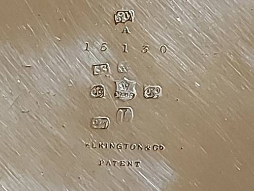 AMAZING FIND! UNION CASTLE LINE 1900 LATE VICTORIAN LARGE  SILVER PLATED TEA POT WITH BASE