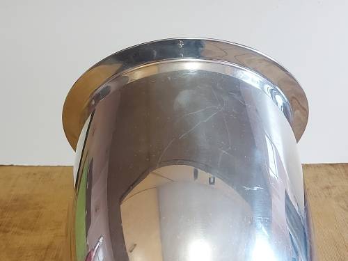 CARROL BOYES FUNCTIONAL ART: STUNNING EARLY DESIGN LARGE CHAMPAGNE COOLER WITH AN INNER COATING