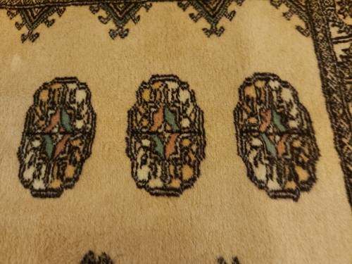 VINTAGE PURE WOOL HAND WOVEN PERSIAN CARPET RUNNER, 3.1 METRE X 76 CM