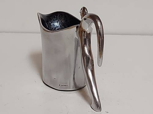 CARROL BOYES FUNCTIONAL ART: BEAUTIFUL EARLY DESIGN MILK JUG MAN IN EXCELLENT CONDITION