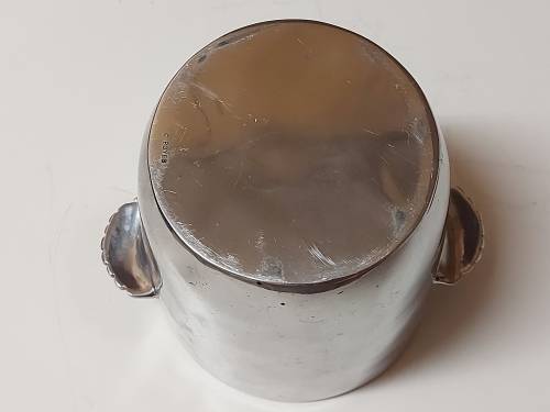CARROL BOYES EARLY DESIGN SOLID AND HEAVY PEWTER LIDDED ICE BUCKET