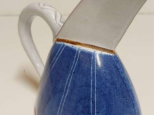 HIGHLY COLLECTIBLE HENNIE MEYER CERAMIC PITCHER