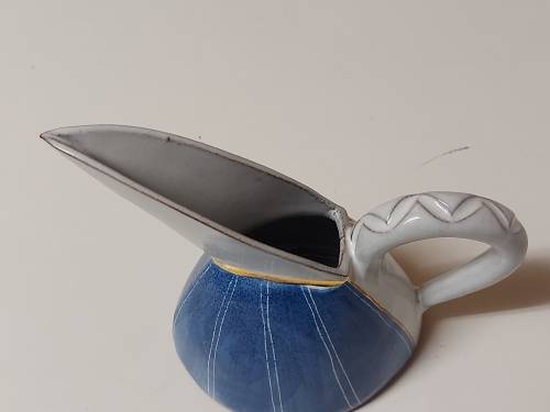 HIGHLY COLLECTIBLE HENNIE MEYER CERAMIC PITCHER