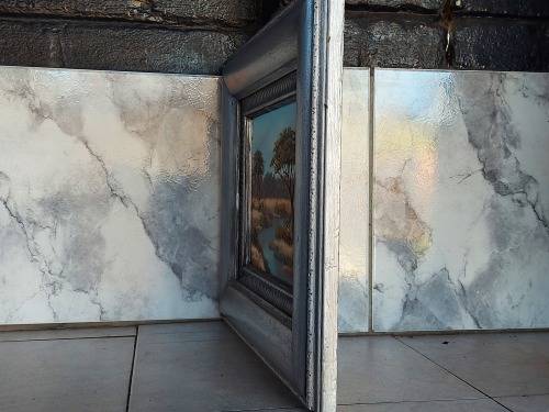 INVESTMENT ART: ORIGINAL W P GROBLER OIL ON BOARD LANDSCAPE PAINTING