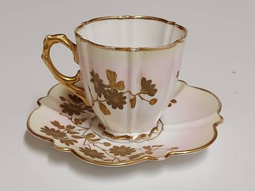 AMAZING FIND! STUNNING ULTRA RARE ANTIQUE OLD HALL 1790 CUP AND SAUCER