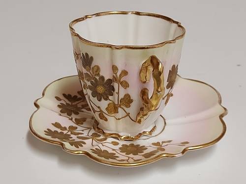AMAZING FIND! STUNNING ULTRA RARE ANTIQUE OLD HALL 1790 CUP AND SAUCER