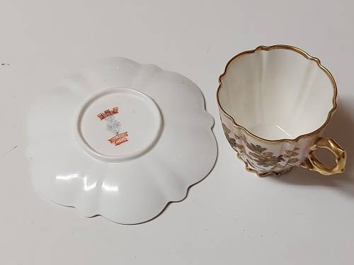 AMAZING FIND! STUNNING ULTRA RARE ANTIQUE OLD HALL 1790 CUP AND SAUCER