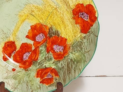 VINTAGE ROYAL DOULTON D 6312 HANGING PLATE DEPICTING A STUNNING LANDSCAPE ARTWORK