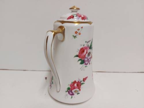 GORGEOUS AND ELEGANT VINTAGE 1940`s ROYAL ALBERT BONE CHINA LADY ANGELA COFFEE POT