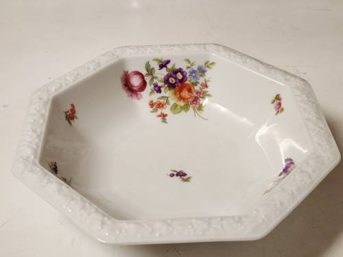 STUNNING VINTAGE ROSENTHAL GERMANY OCTAGONAL SALAD SERVING BOWL