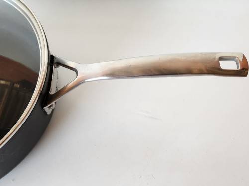 LE CREUSET BLACK IRON 26 CM PANHANDLE LIDDED POT
