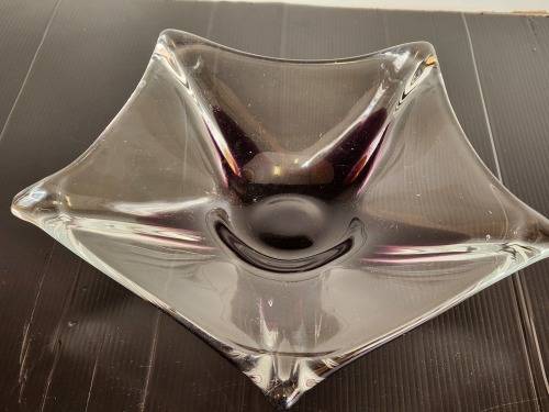 BEAUTIFUL MURANO STUDIO ART LARGE STARFISH BOWL, WEIGHING 1.185 KG