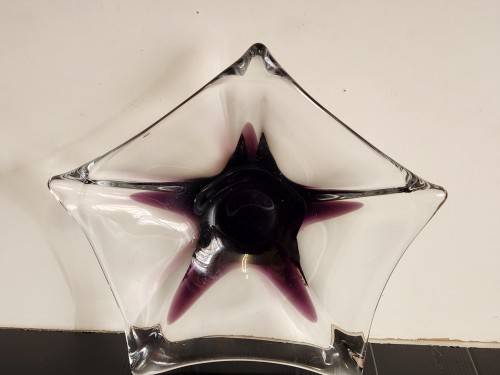 BEAUTIFUL MURANO STUDIO ART LARGE STARFISH BOWL, WEIGHING 1.185 KG