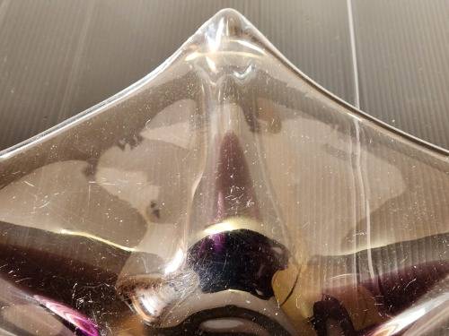 BEAUTIFUL MURANO STUDIO ART LARGE STARFISH BOWL, WEIGHING 1.185 KG
