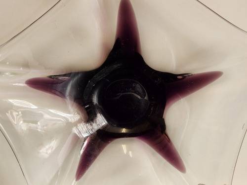 BEAUTIFUL MURANO STUDIO ART LARGE STARFISH BOWL, WEIGHING 1.185 KG