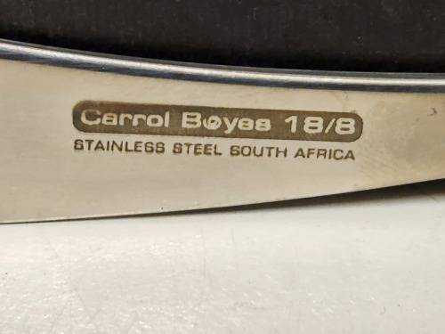 CARROL BOYES FUNCTIONAL ART  BOXED 18/8 STAINLESS STEEL BUTTER SPREADER