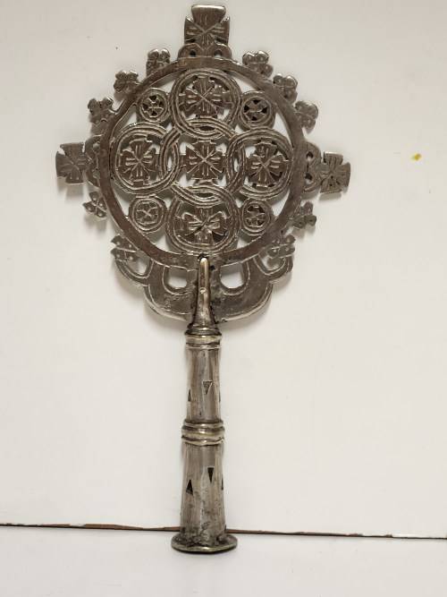 ANTIQUE ETHIOPIAN PROCESSIONAL CROSS (2 OF 2)