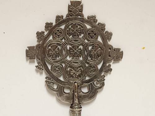 ANTIQUE ETHIOPIAN PROCESSIONAL CROSS (2 OF 2)