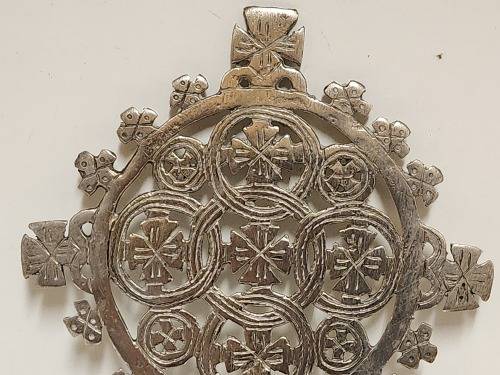 ANTIQUE ETHIOPIAN PROCESSIONAL CROSS (2 OF 2)