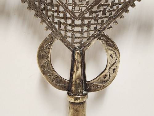 ANTIQUE ETHIOPIAN PROCESSIONAL CROSS (1 OF 2)