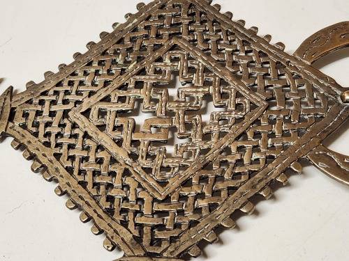 ANTIQUE ETHIOPIAN PROCESSIONAL CROSS (1 OF 2)