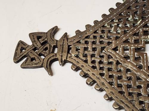 ANTIQUE ETHIOPIAN PROCESSIONAL CROSS (1 OF 2)