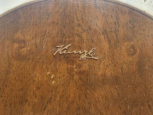 VINTAGE KIENZLE MADE IN GERMANY WOODEN MANTEL CLOCK IN WORKING CONDITION