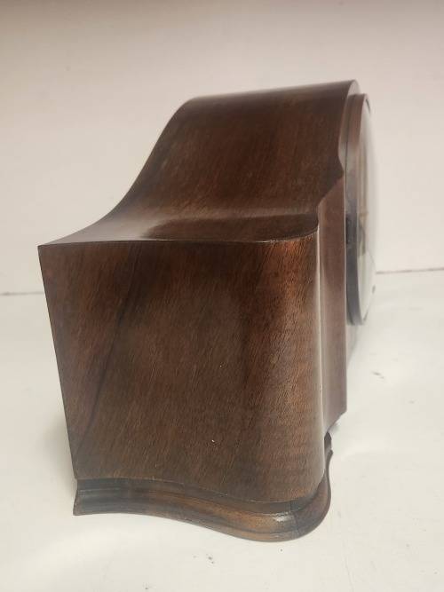 VINTAGE KIENZLE MADE IN GERMANY WOODEN MANTEL CLOCK IN WORKING CONDITION