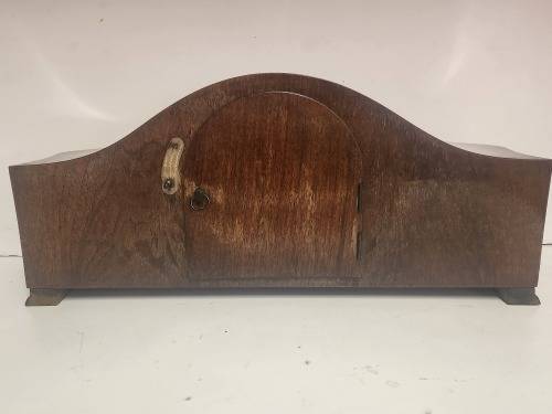 VINTAGE KIENZLE MADE IN GERMANY WOODEN MANTEL CLOCK IN WORKING CONDITION