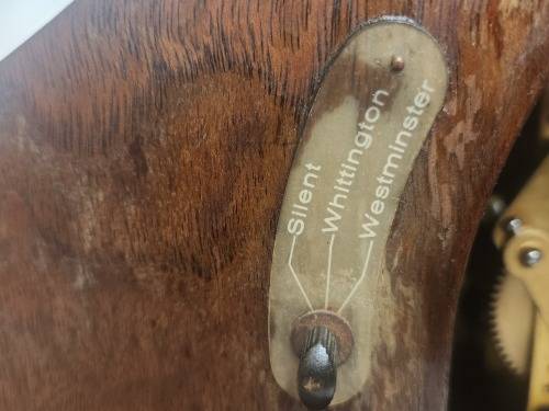 VINTAGE KIENZLE MADE IN GERMANY WOODEN MANTEL CLOCK IN WORKING CONDITION