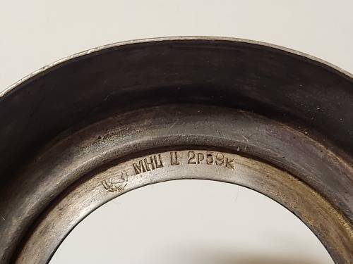 GREAT FIND! 1917-1967 RUSSIAN SILVER METAL USSR SPACE PODSTAKANNIK MHU U 2P59K GLASS HOLDER