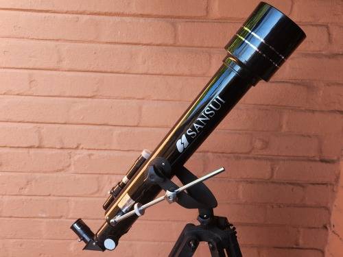 SANSUI TELESCOPE WITH INSTRUCTION MANUAL AND ACCESSORIES