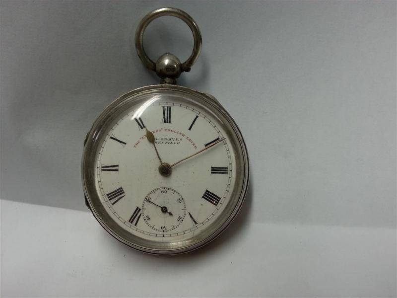ANTIQUE  EXPRESS ENGLISH LEVER SWISS POCKETWATCH (working)