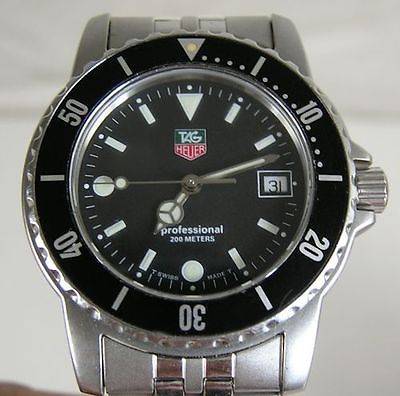 TAG HEUER PROFESSIONAL GENTS WATCH WD1210-D0