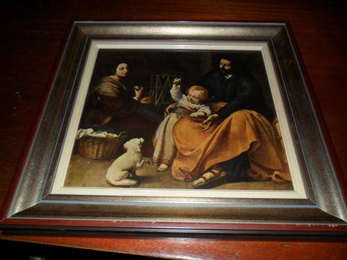 Vintage framed oil painting