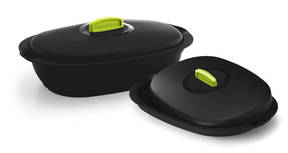 TUPPERWARE - Legacy Server PLUS free legacy platter!!! IN BLACK!