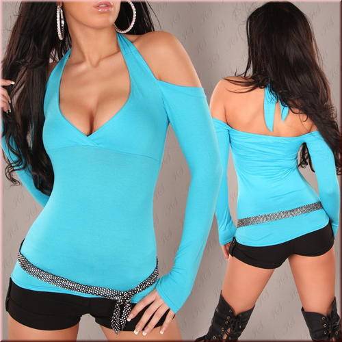 BRAND NEW - SEXY BLUE CLUB WEAR TOP