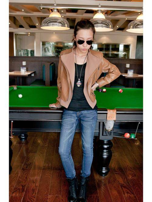BRAND NEW - LADIES PU LEATHER JACKET