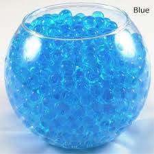 2 litre Water Beads - Blue or clear