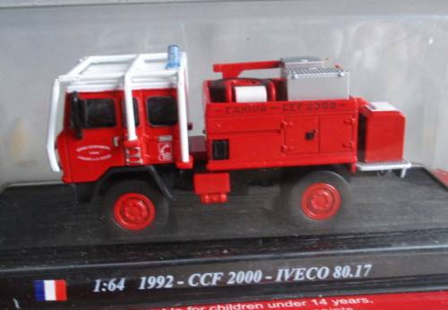 DELPRADO 1/64 SCALE - 1992 CCFF 2000 IVECO 80.17 - EXCELLENT CARDED