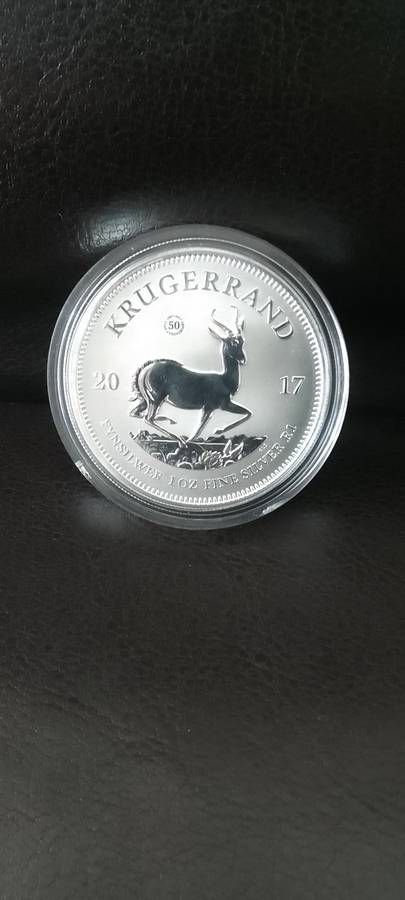 WOW # 2017  Premium 1oz Silver Kruger Rand  - Bid Per Coin