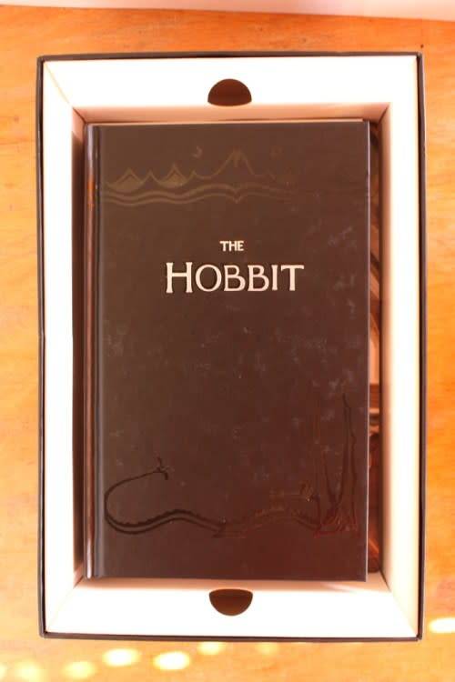 "The Hobbit" special collector's edition, with map and postcards
