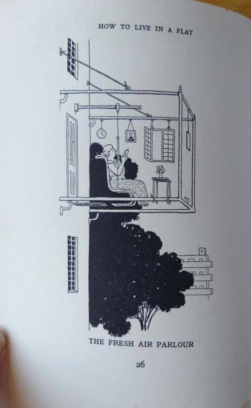 How To Live In A Flat- illustrated by W Heath Robinson