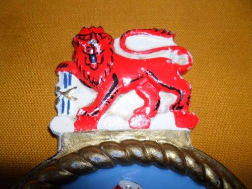 SOUTH AFRICAN SHIPS METAL BADGE - 16CM