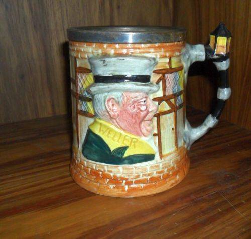 VINTAGE 1950'S LANDCASTER SANDLAND DICKENS CHARACTER-WELLER AND SAIREY GAMP BY TH SANDLAND- TOBY JUG
