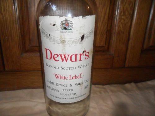 4.5 LITRE DEWAR GLASS BOTTLE PLUS CORK