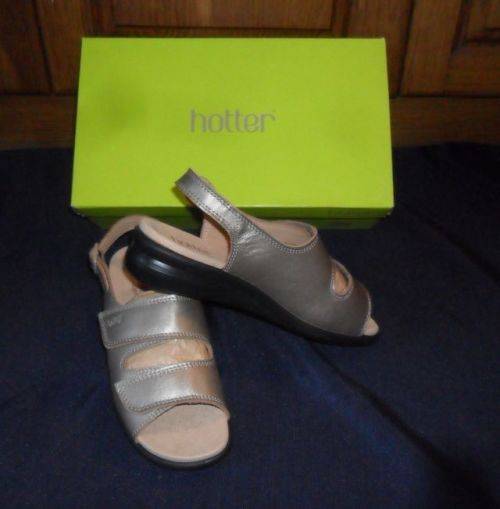 HOTTER COMFORT CONCEPTS SANDALS NEW SIZE 5 BRONZE UNWANTED GIFT