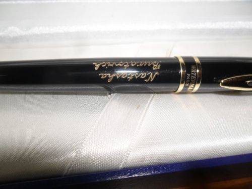 WATERMAN PARIS FOUNTAIN PEN IN BOX PLUS CERTIFICATE AND REFILL