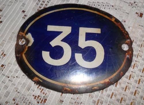 OVAL ENAMEL NUMBER 35