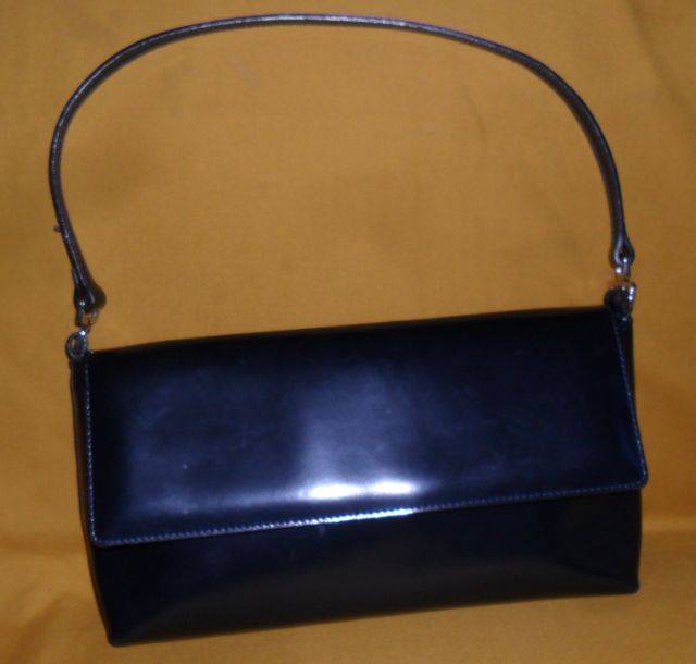 CLASSY DARK NAVY BAG -MADE IN ITALY BY ABRO